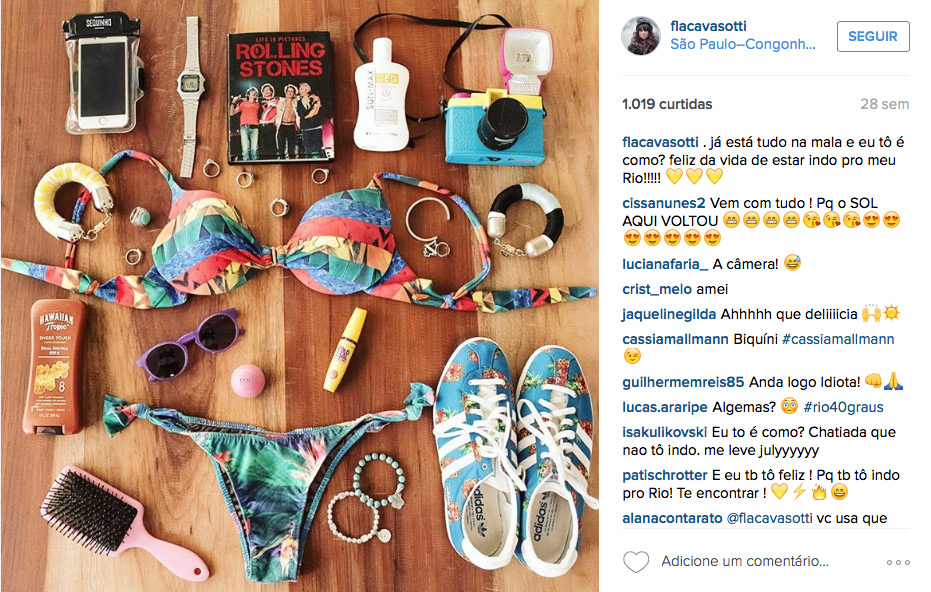 Leia mais sobre o artigo Instagram da Blogueira Flá Cavasott