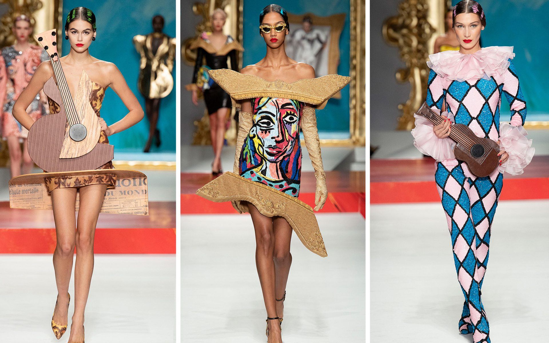 jeremy scott para moschino inspirado em picasso